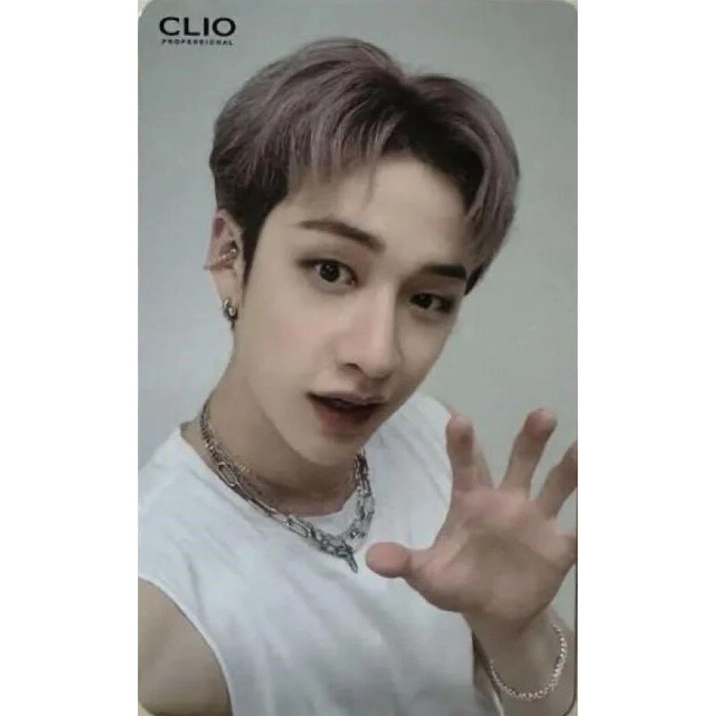 Stray Kids X CLIO OFFIZIELLE FOTO-KARTE SPICY MILD OFFICE Version.