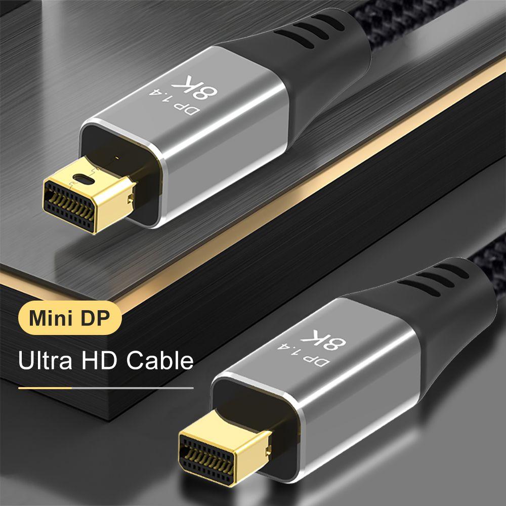 

2M Разъем MDP «папа-папа» 4K@120 Гц DisplayPort 1.4 Кабель Mini DP-Mini DP 8K@60 Гц Only Adapter