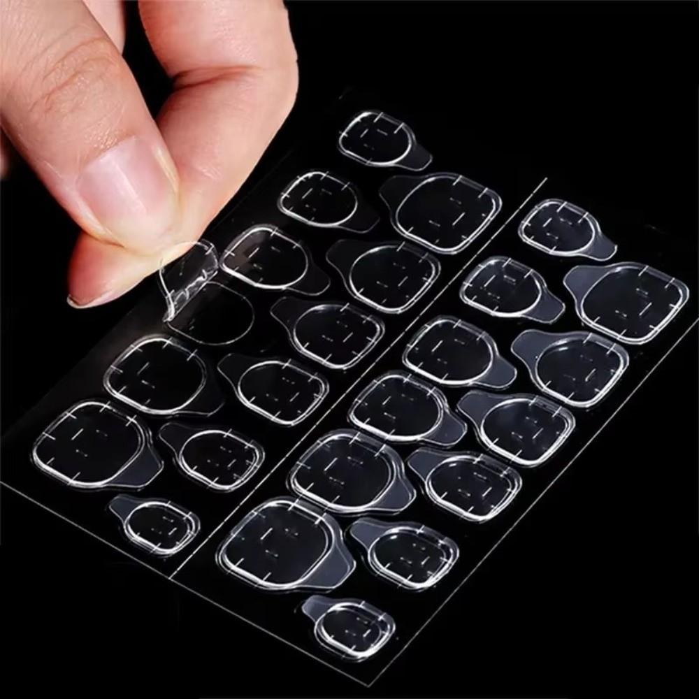Transparent Double Sided Stickers Self Adhesive UV Jelly Nail Glue New Nail Jelly Glue  Women