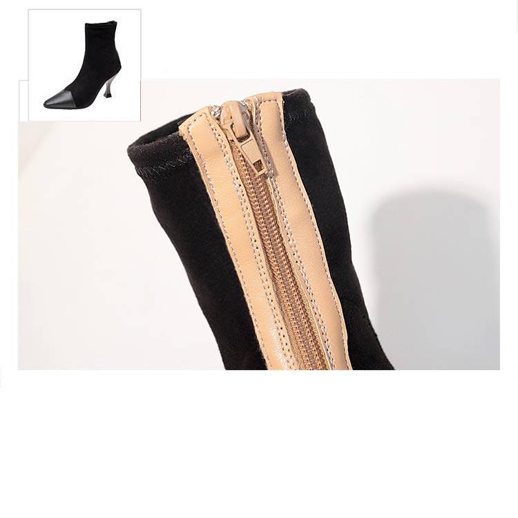 Zapatos de moda Botas de mujer Botines elásticos Puntiagudos puntiagudos Lycra  Mujer Tacón Botines Zapatos de mujer comprar a buen precio — entrega  gratuita, reseñas reales con fotos — Joom