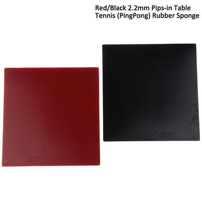 1Pcs Red/Black 2.2Mm Table Tennis Racket Rubber Sponge Training Rubber