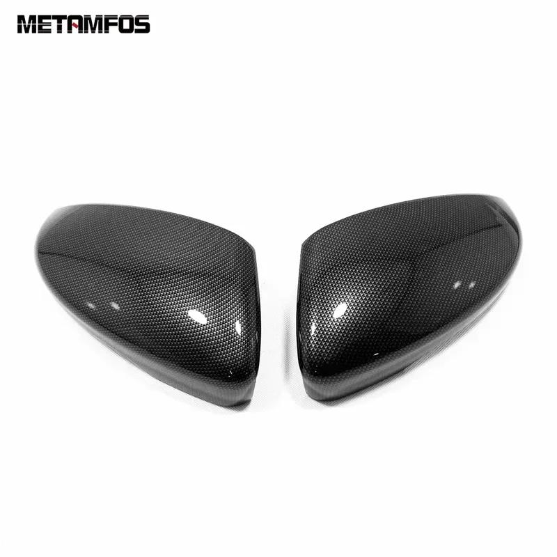 Rearview Side Mirror Cover Trim For Volkswagen VW Scirocco 2009 2010 2011 2012 2013 2014 2015 2016 2017 Carbon Fiber Accessories