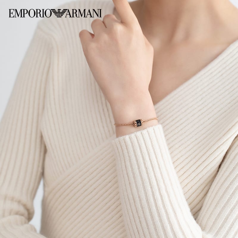 Emporio Armani Stainless Steel Bracelets Women's Rose Gold EGS2842221