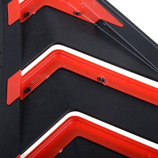 

Pair of Rear Side Louvers for 22-23 Honda Civic Triangle Windows N/A