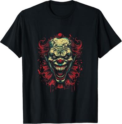 Mad Evil Clown Face T-Shirt