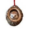 New Forest Animal Pattern Acrylic Ornaments -  Animal Christmas Tree Decorations - 2D Flat Christmas Hangings