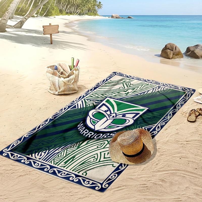 Asciugamano da Spiaggia Wigan Warriors Stampa Morbido Portatile Asciugatura Rapida?Asciugamano Asciutto Per Piscina Vacanza Estiva Sport all'Aperto