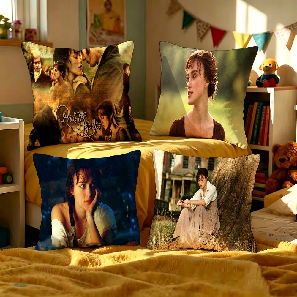 Classic Romance Movie Pride Prejudice Pillow Cushion Cover Pillowcase Living Room Sofa Home Decor Customized