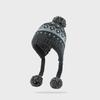 Snowflake Fair Island Autumn and Winter Snow Outdoor Cold Ear Protector Women's Knitted Big Hairball Warm Baotou Lei Feng Hat