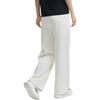 FILA Heritage Series Fashion Knit Versatile Straight Loose Casual Pants Women bottoms Off-White F11W448609F-BG
