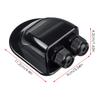 Waterproof ABS Solar Panel Double/Single Hole Wire Cable Entry Gland Sealing Junction Box Curved Connector For RV Caravan