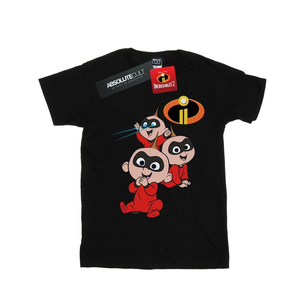 Disney Womens/Ladies The Incredibles Jak Jak Cotton Boyfriend T-Shirt