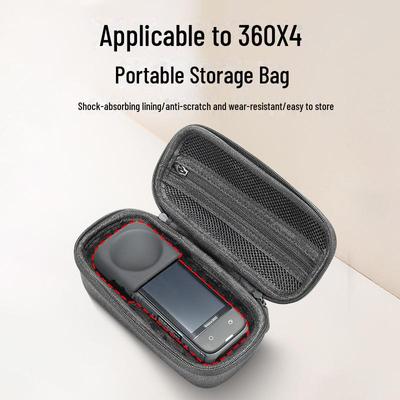 Shadowstone Insta360 X4 Taşınabilir Lens Koruma ve Çerçeveli Saklama Çantası ve Aksesuar Seti.