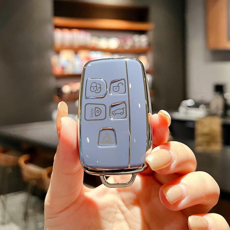 Husă Cheie pentru Land Rover Discovery Sport Range Rover Evoque Freelander Defender Jaguar Husă cu Cataramă