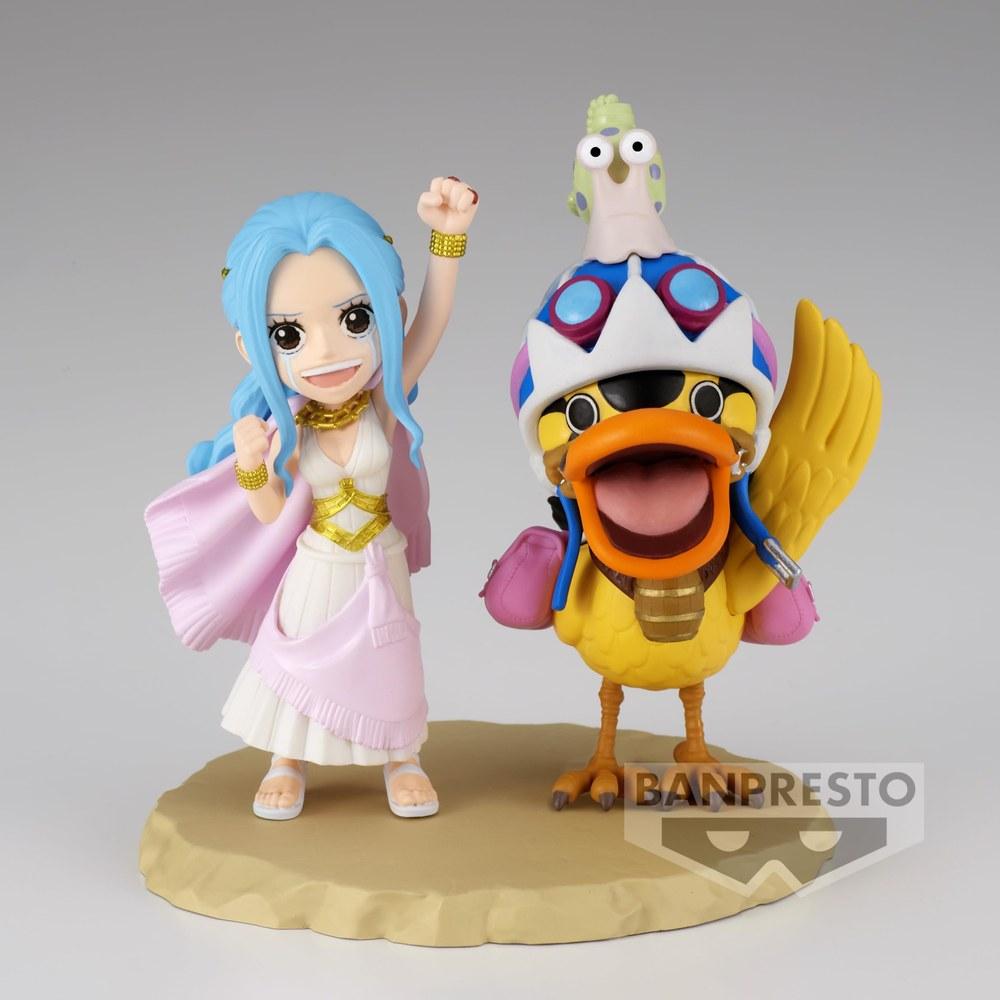 BANPRESTO One Piece Log Story Neferutari Vivi and Karoo World Collectable Figure