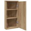 Corner Mirror Cabinet Oak Effect 30 x 24 x 60 cm