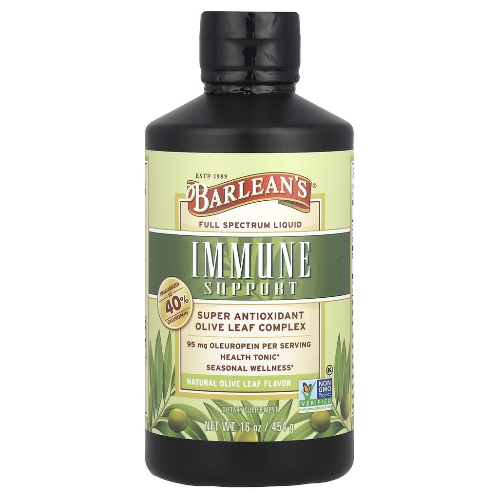 Barlean'S, Olive Leaf Complex, Natural Olive Leaf Flavor, 454G(16Oz)