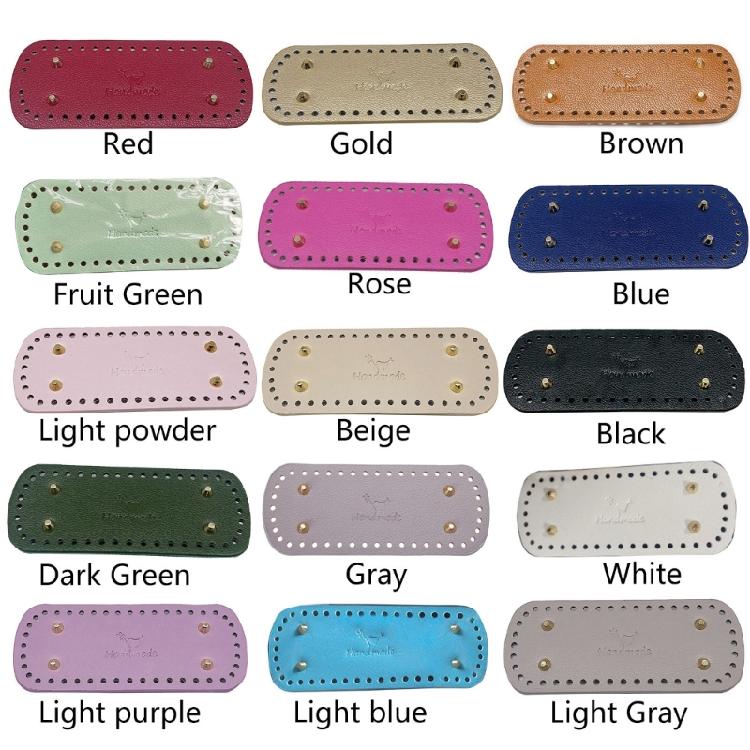 Leather Bag Bottoms for Knitted Bag Nails Bottom Shaper DIY Bag Base Accessories