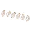 6pcs Baroque Pearl Pendant Freshwater Cultured Pearls for Earrings Necklace Dangle Keychain Making DIY Large Size