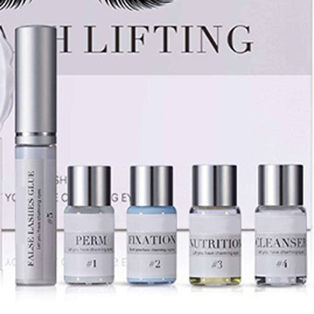 Permanent Semi Eyelash Set Perming Eyelash Lifting Curling Perm Kit With Silicone Pad For Beauty