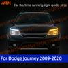For Dodge Journey 09-20 Daytime Running Light Guide Strip Auto LED DRL Daytime Running Light Flexible Decorative Ambient Lamp