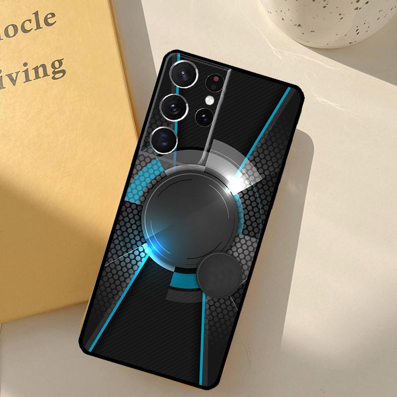 Technology Men's Luxury Phone Case For Samsung Galaxy S25 Ultra S20 S21 S22 S23 S24 Plus S9 S10 S25 FE Cover Shell