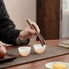 Solid Wood Tea Tongs Kung Fu Tea Set Accessories Wooden Tweezers Ebony Wood Tea Ceremony Accessories