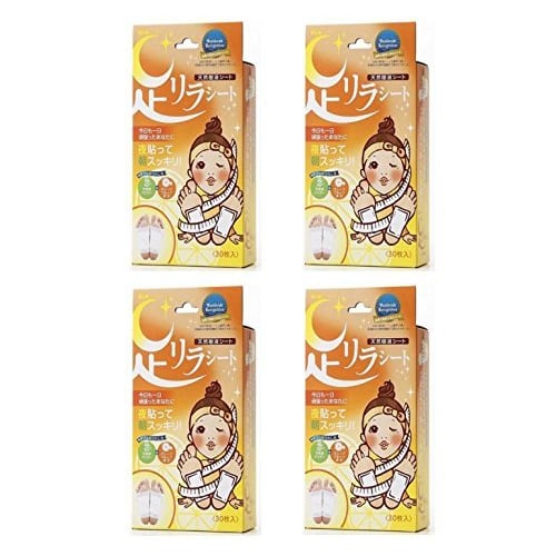 

Foot Relax Sheets, Grapefruit, 30 sheets x 4 boxes