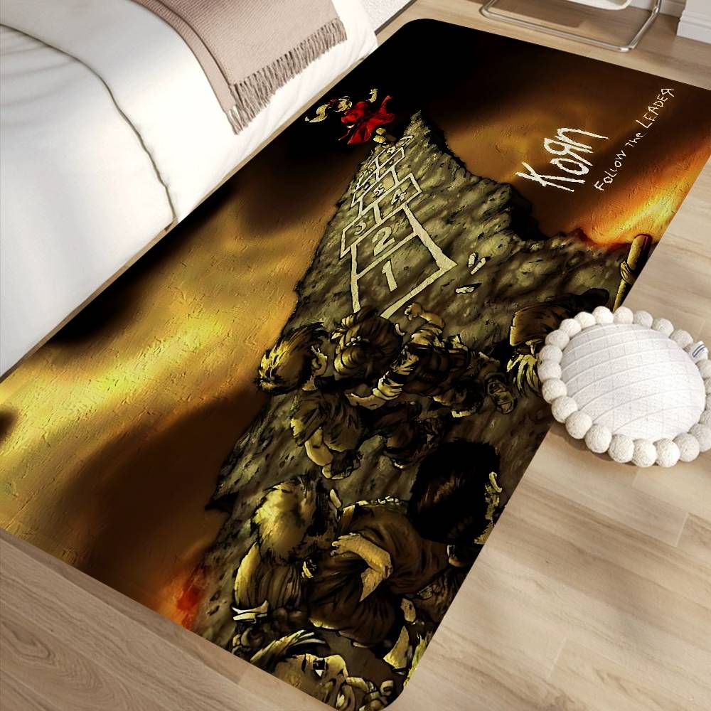 K-Korn Rock Band Room Mats Anti-slip Absorb Water Long Strip Cushion Bedroon Mat Household Carpets