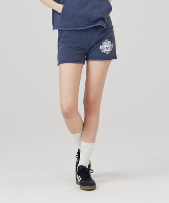 KITTY POTTERY Pigment Sweat Shorts Navy