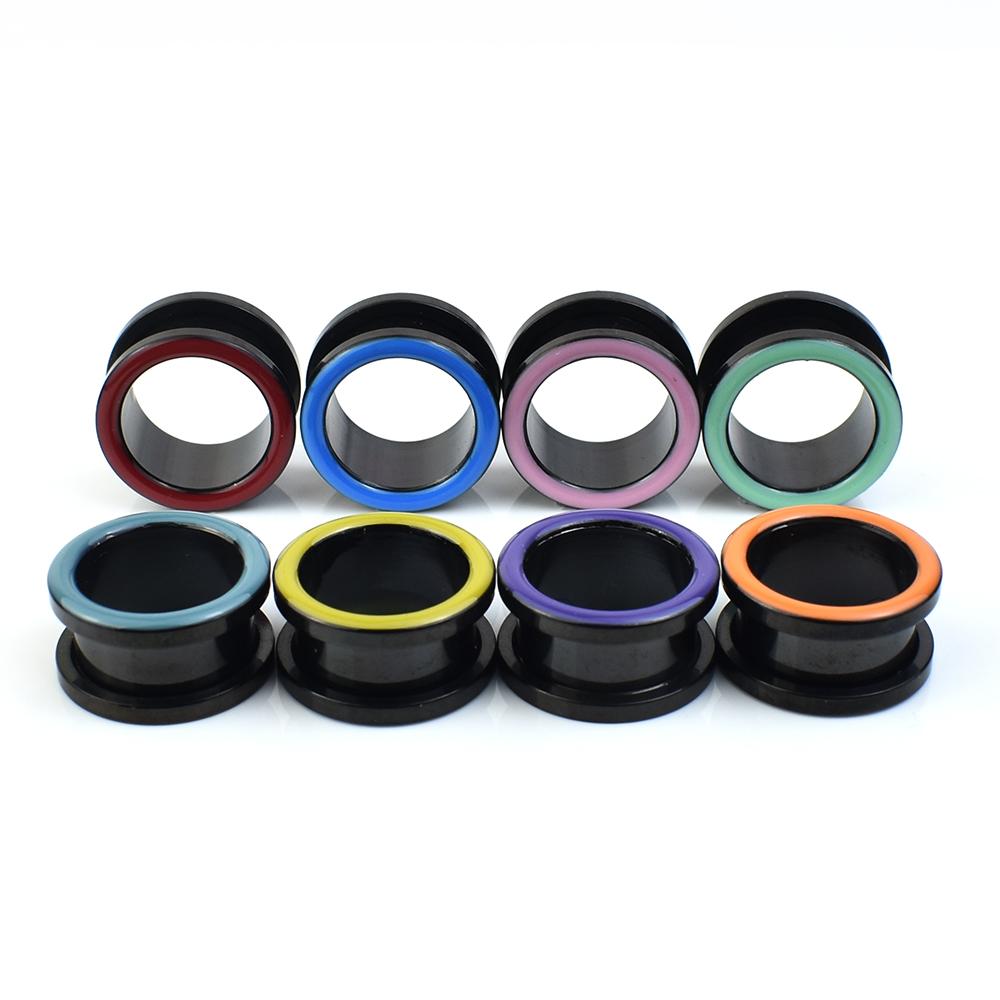 3mm-30mm Duté náušnice, plugy a tunely, roztahovák do ucha, expandér, nerezová ocel, šroubovací, piercingové šperky