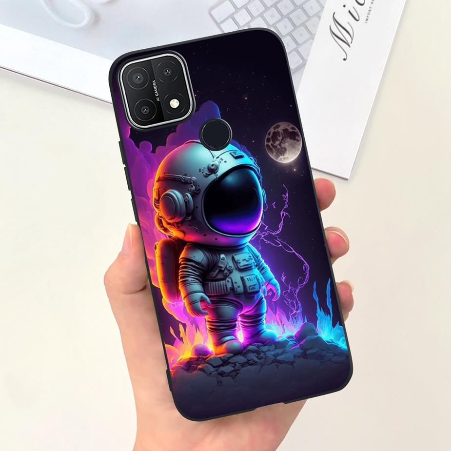 For Oppo A15 Case Oppo A15s CPH2179 Cute Fashion Candy Painted Cover Soft TPU Phone Case For Oppo A15 A 15 s OppoA15 Full Bumper