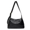 Large Capacity Tote Bag For Women Stylish Soft Leather Versatile Everyday Crossbody Bag In Elegant Black And Chic Brown Colors