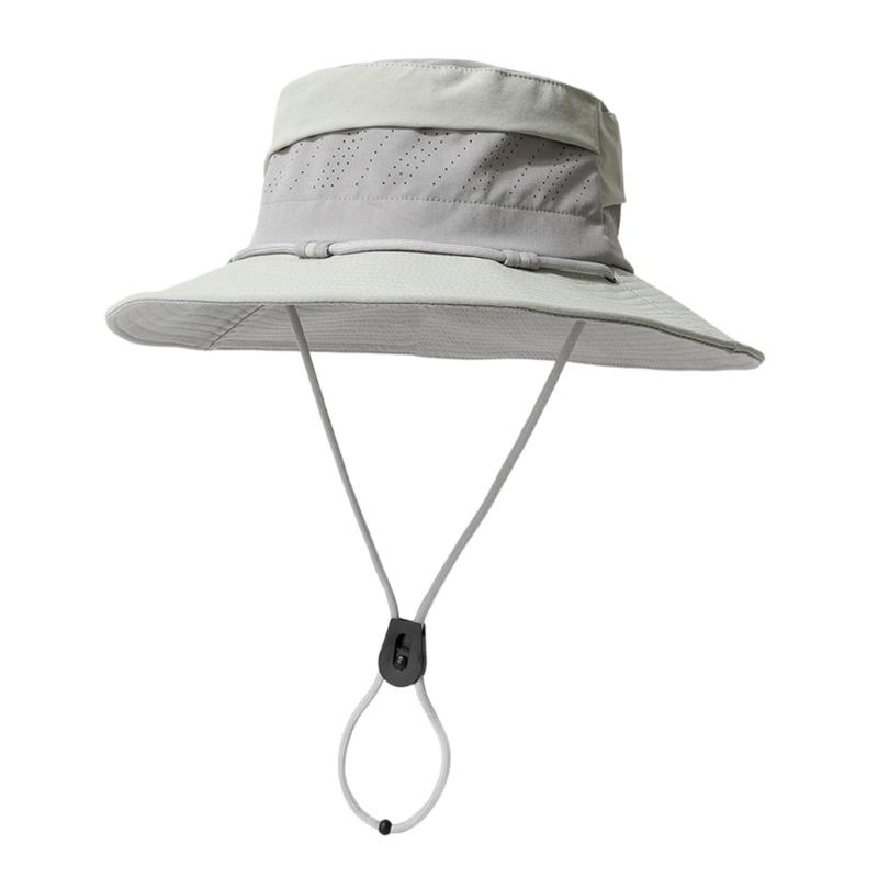 Quick Dry Sun Hat Wide Brimmed Lightweight Foldable For Outdoor Hiking Fishing Beach Activities os
