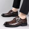 2025 Classic Brand Men's Leather Casual Shoes Thick Soled Handmade Soles Oxford Shoes Office Business Men's Formal Shoes