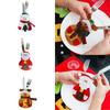 1pc Christmas Silverware Pockets Cover Xmas Party Home Table Dinner Spoons Forks Bags