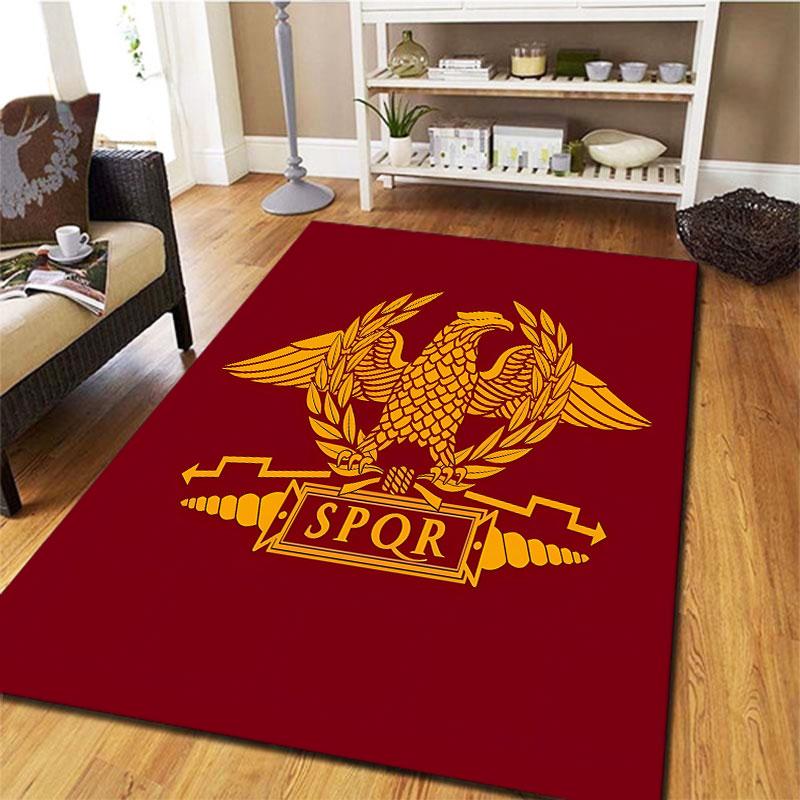 Roman SPQR Carpet Rug for Living Room Bedroom Home Sofa Decoration,Kids play Non-slip Floor Mat