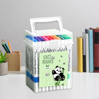 Marcadores de pintura acrílica para niños y adultos, de secado rápido, para dibujar.