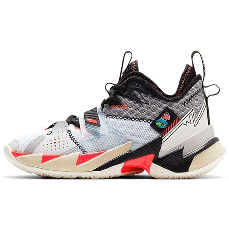 

Детские кроссовки Air JordanWhy Not Zer0.3 BG UNITE белые ярко-малиновые черные CD5804-101