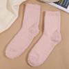 Candy Color Plush Mink Socks High Quality Soft Super Elastic Velvet Thicken Warm Winter Floor Fleece Mid-tube Stocking for Women