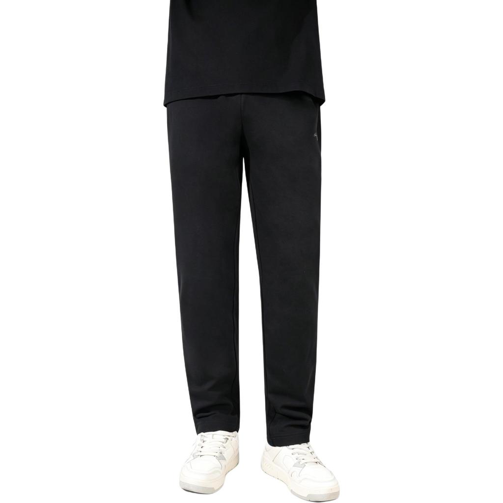 Li-Ning Comfortable Casual Simple Straight Leg Knitted Sports Pants Men bottoms AKLV881-1