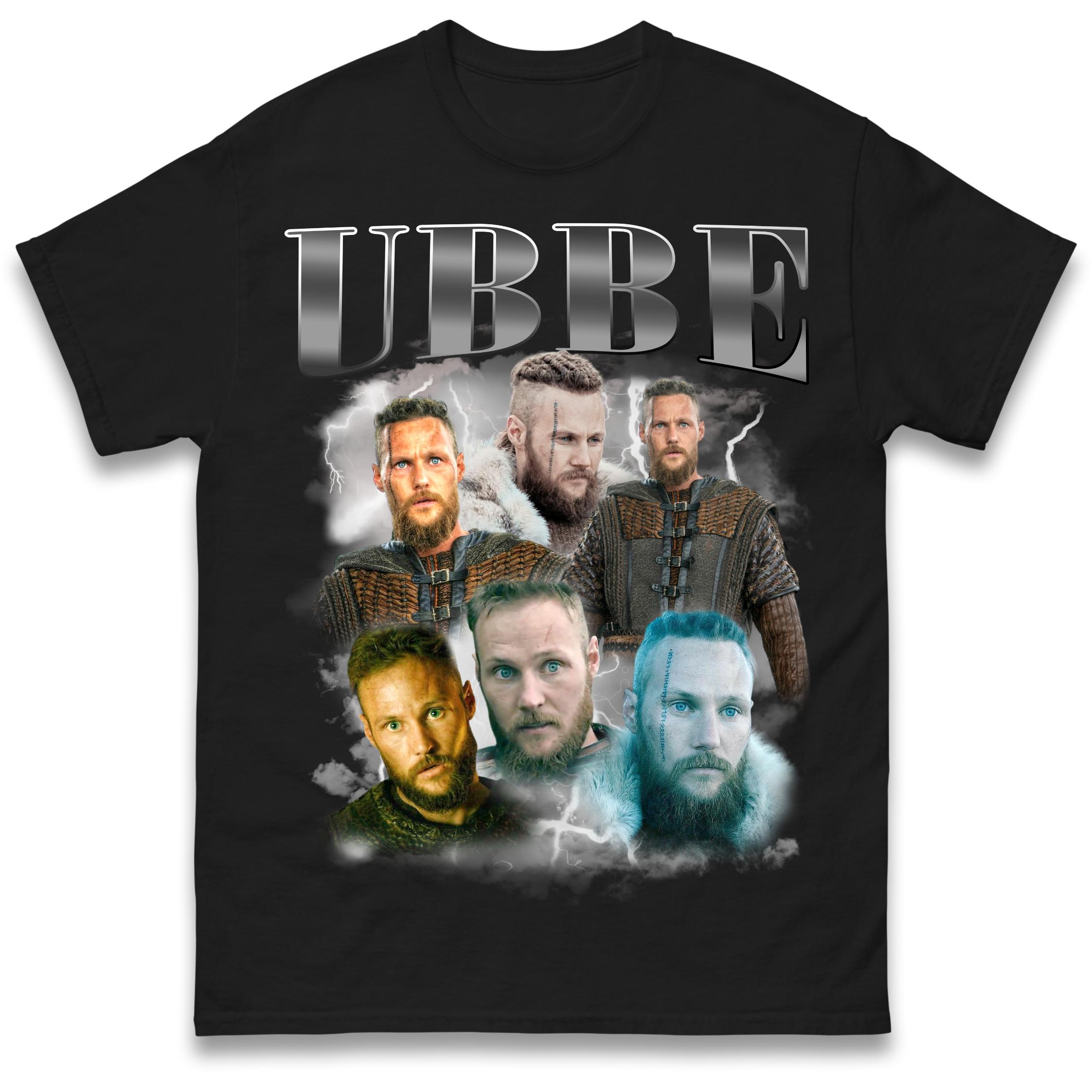 Ubbe Vikings T-Shirt Tshirt Mens Womens Tops Unisex Tees 100% Cotton 4XL