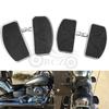 Universal Eagle Motorcycle Footrests - Black (Front & Rear)