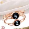 Korean Version LED Fashion Watch Touch Women's Style Decorative Steel Strip Electronic Student Women's Bracelet Watch