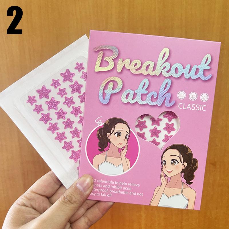 40Pcs Shining Star Pimple Patch Acne Colorful Invisible Acne Removal Skin Care Stickers Concealer Face Spot Beauty Makeup