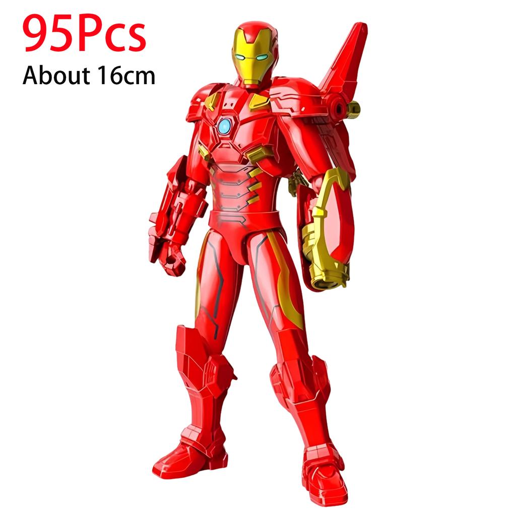 16cm  Marvel Legends Lega Deadpool Spider Man Building Blocks Iron Man Cartoon Character Building Block Toys For Children