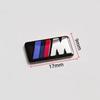 16/17/18/19mm Car Wheel Hub Caps Steering Wheel Emblem Badge Decals For BMW M Power X1 X3 X5 X6 3 5 7 Series E46 E90 F30 G20 FH7