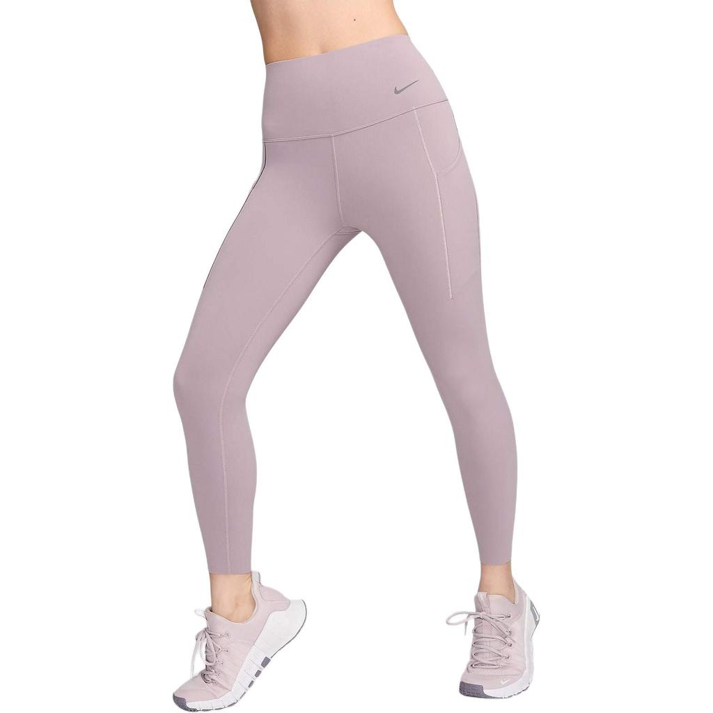 Nike Universal Breathable Quick-Dry High-Waisted Pocket Leggings Women Leggings Light-Mineral-Purple Black DQ5898226