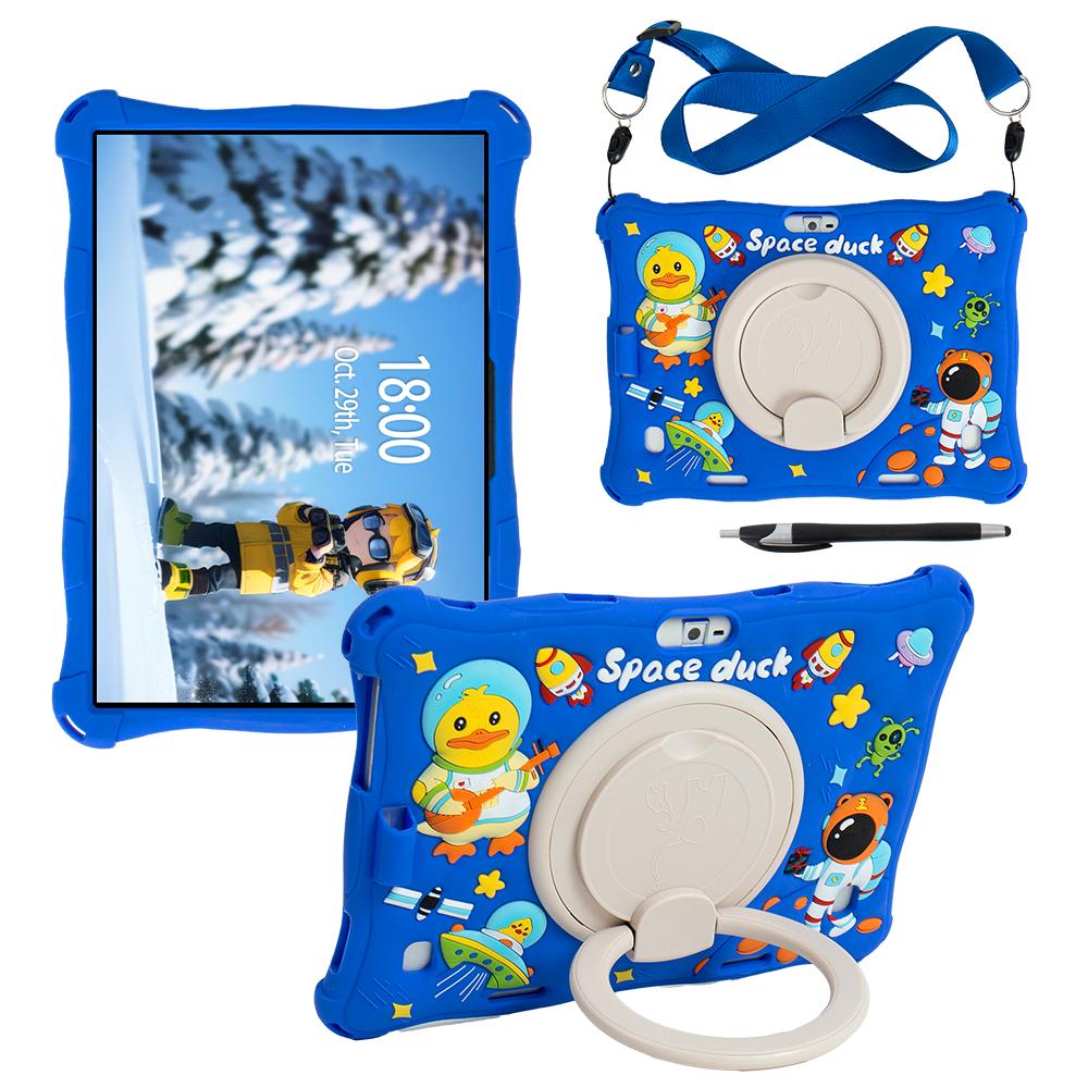 24cm*17cm Universal Tablet 10.1 Case Soft Silicone For 10 10.1 Cartoon Rotating Android Tablet PC Silicone Inch Soft Case