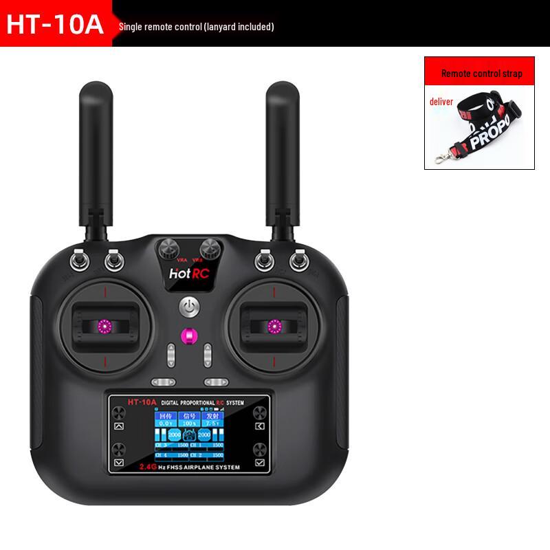 

Zhandouhu HT-10A 10-Channel 2.4G RC Transmitter for Drones Controller Only